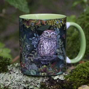 Owl green Mug