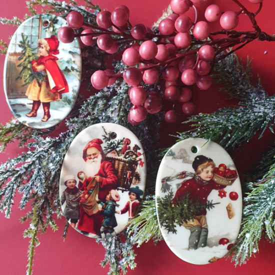 Christmas ceramic set