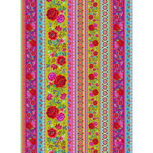 Ribbons tea-towel