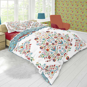 Bed linen Folk rectangulars pillows