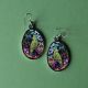 Parakeet earrings