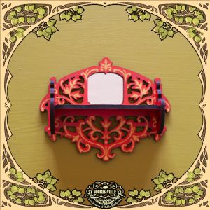 Arabesque shelf kit red - Souris-ville 