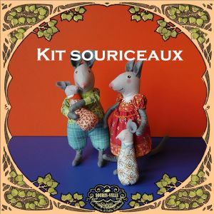 Kit couture 2 souriceaux 