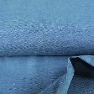 Coton Uni bleu jean
