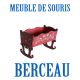 Crib kit folk red - Souris-ville 