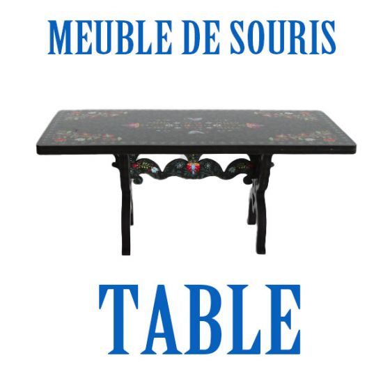 Table kit for mice - folk black