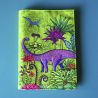 Kit Protège-carnet Dinoflore vert