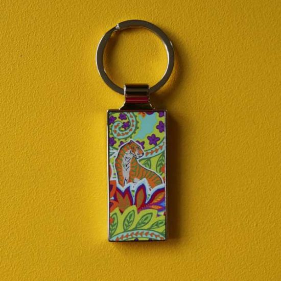 Bengal tiger key ring