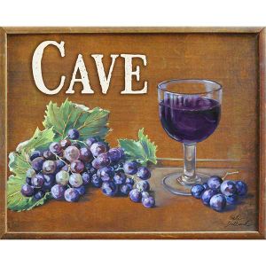 Garden sign "Cave"