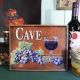 Garden sign "Cave"