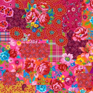 Velours Patch Rose