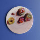 4 "Seasonal fruit" coasters