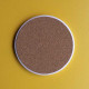 plums ceramic coaster