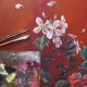 3 Sous-verres "Fleurs classiques"