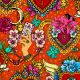 Coton Bio Amulettes Vermillon