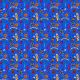 Coton Bio Mini Couture Tatoo bleu
