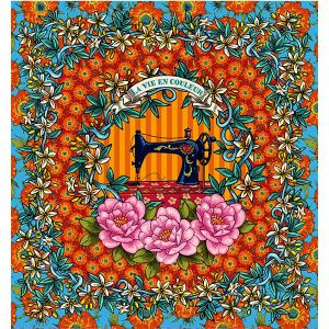 Velvet Panel - Sewing machine Tatoo