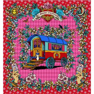 Velvet Panel - Gypsy caravan tatoo