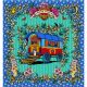 copy ofVelvet Panel - Gypsy caravan tatoo blue