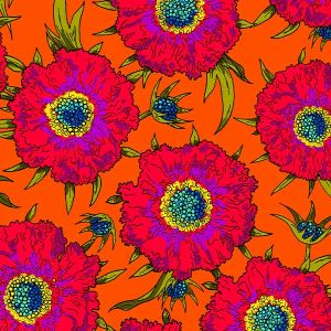 Organic Cotton Jersey Saga orange
