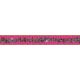 Bordure velours Tatoo rose
