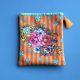 Mini Velvet Panel - Lucky charm orange
