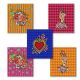 5 Mini Velvet Panels - Oracle