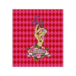Mini Velvet Panel - The dressmaker's hand rose