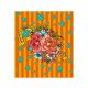Mini Velvet Panel - Lucky charm orange
