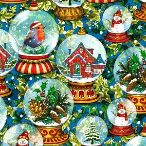 Coton Bio Boules de Noël petites