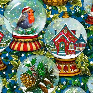 Organic Cotton Snow globes large