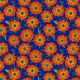 Velours souple Saga bleu
