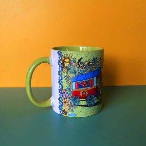 Mug Roulotte Tatoo vert