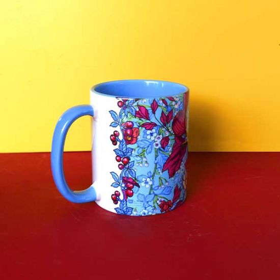 Mug "Faites un vœu" bleu