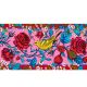 Bewilder Wood velvet border pink 19 cm