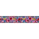 Bewilder Wood velvet border pink 19 cm