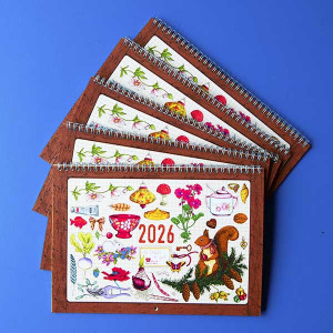 Calendrier 2026 "Les bonheurs du jour"