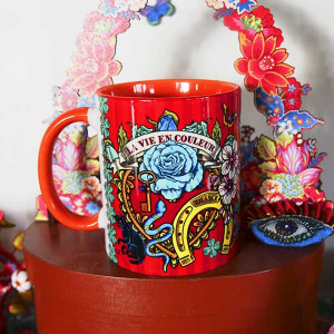 Mug Amulettes rouge