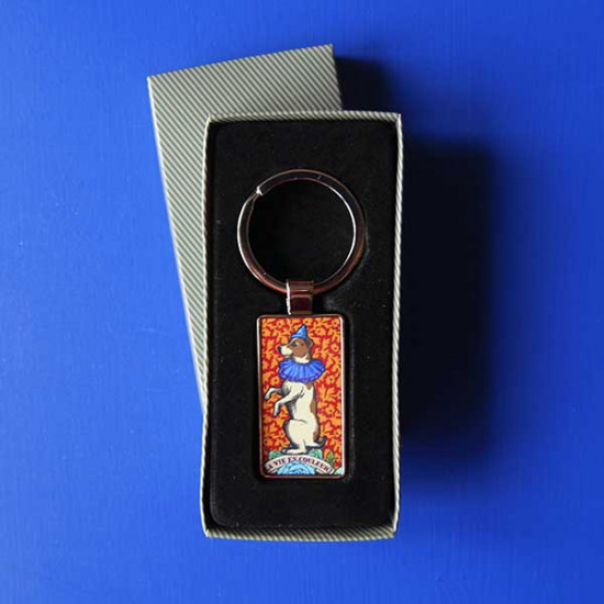 Porte-clés Chien savant