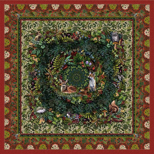 XL Soft Velvet Undergrowth Panel