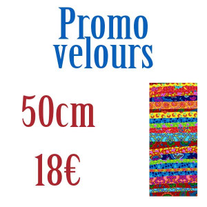 promo velours 50 cm