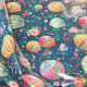 Coton enduit Ballons nuit