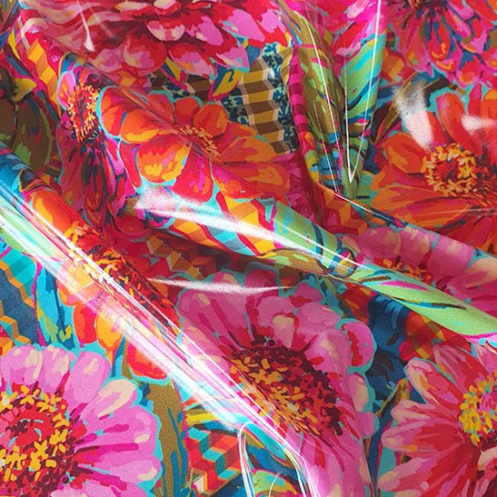 Coton enduit Zinia géant