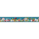 Blue tableware border
