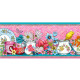 Pink tableware border