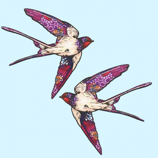 Le mobile Hirondelle rose n°4