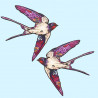 Le mobile Hirondelle rose n°4