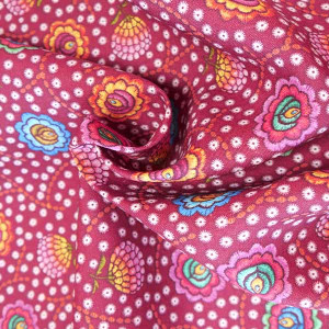 Linen Madrid red