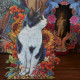 Le chat noir et blanc