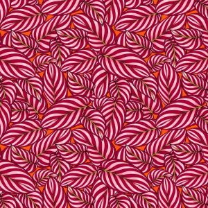 Cotton Calathea red